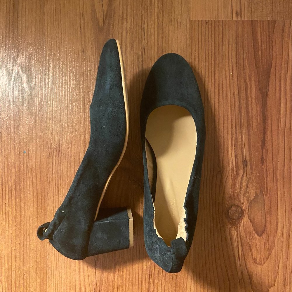 Green Suede Pumps 8.5 - Frank and Oak